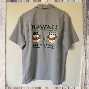 University of Hawaii Men's Volleyball Short Sleeve Button Down